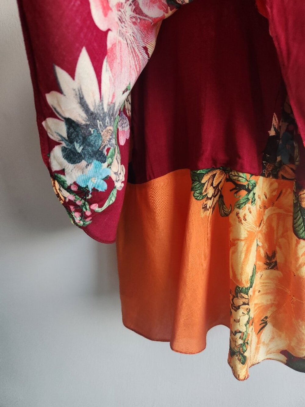 Farm Rio Colorful Layered Ruffle Top - Sz S - Picture 2 of 14